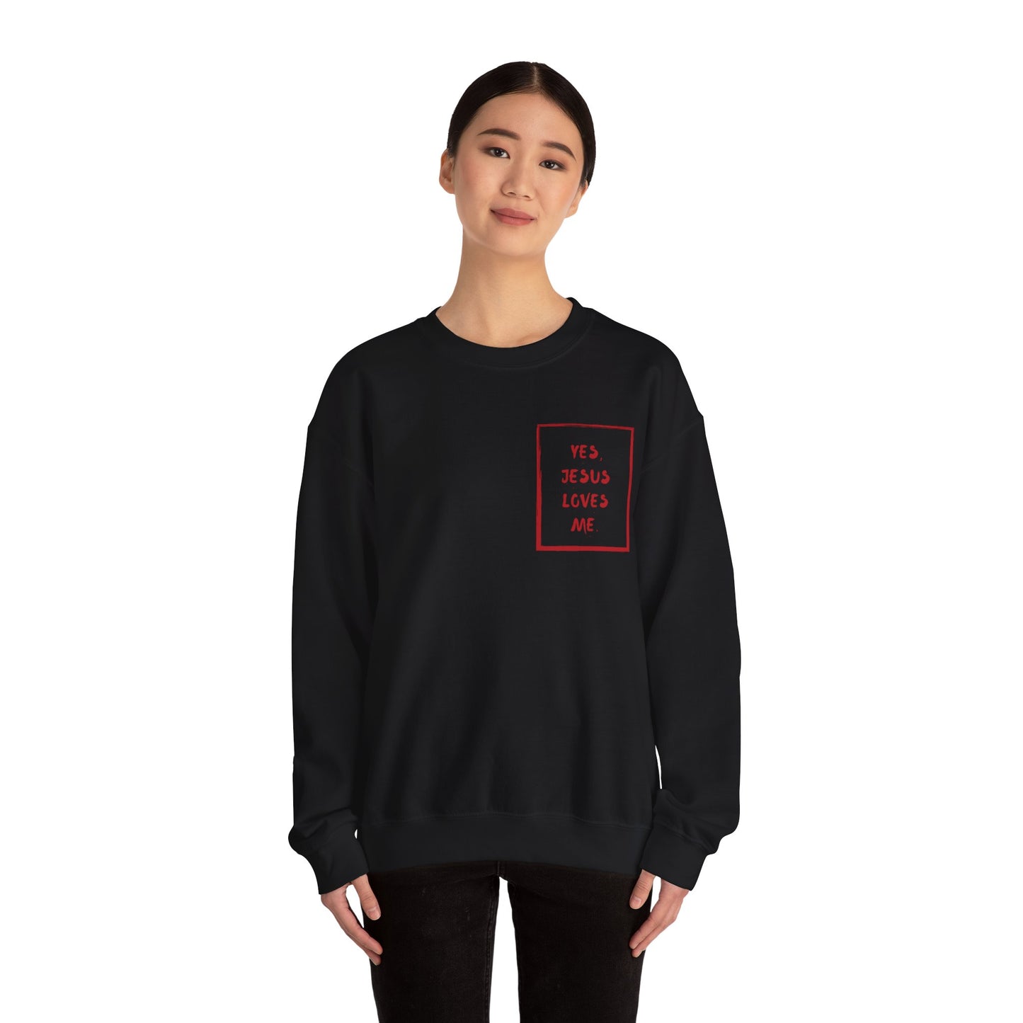 Yes Jesus Loves Me - Square Sweatshirt