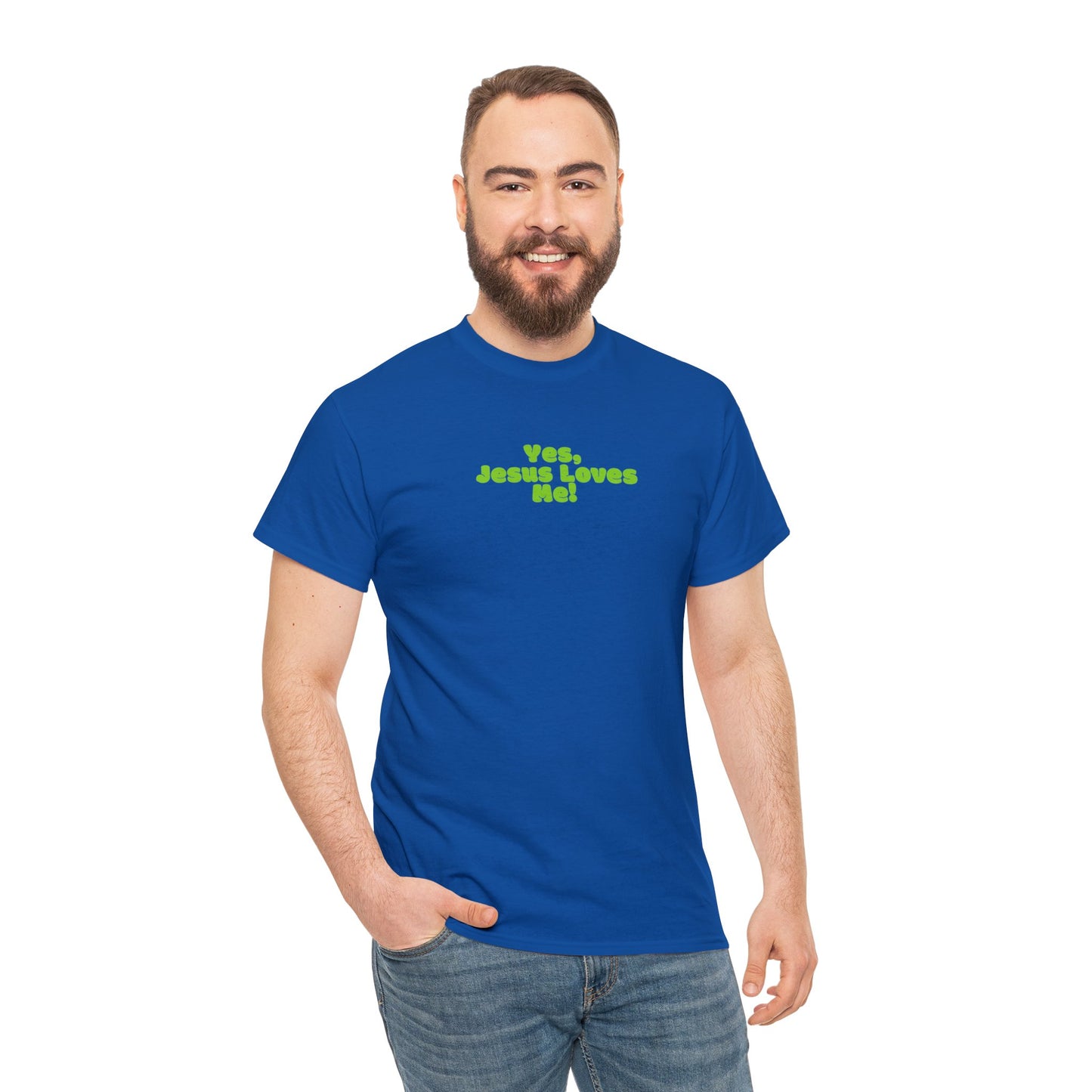 Yes, Jesus Loves Me Tee - Green
