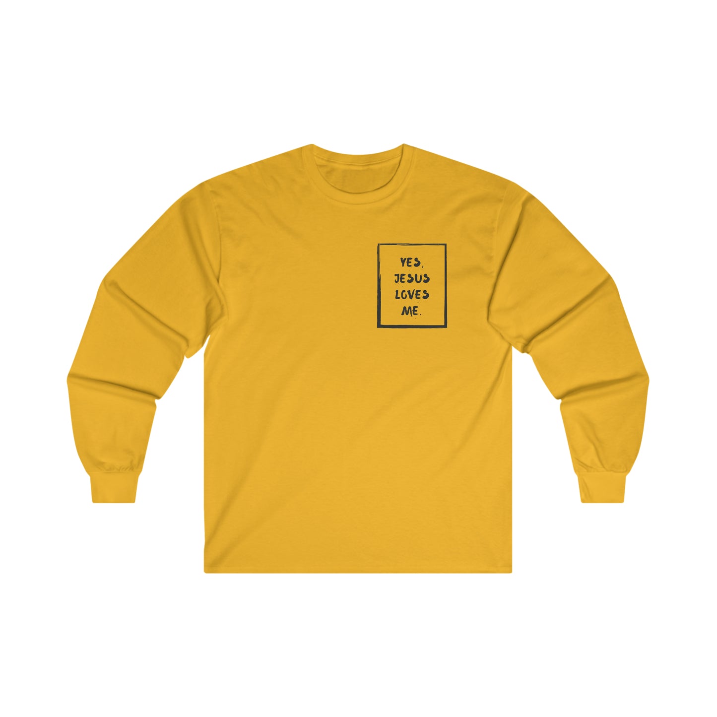 Yes Jesus Loves Me - Square Long Sleeve