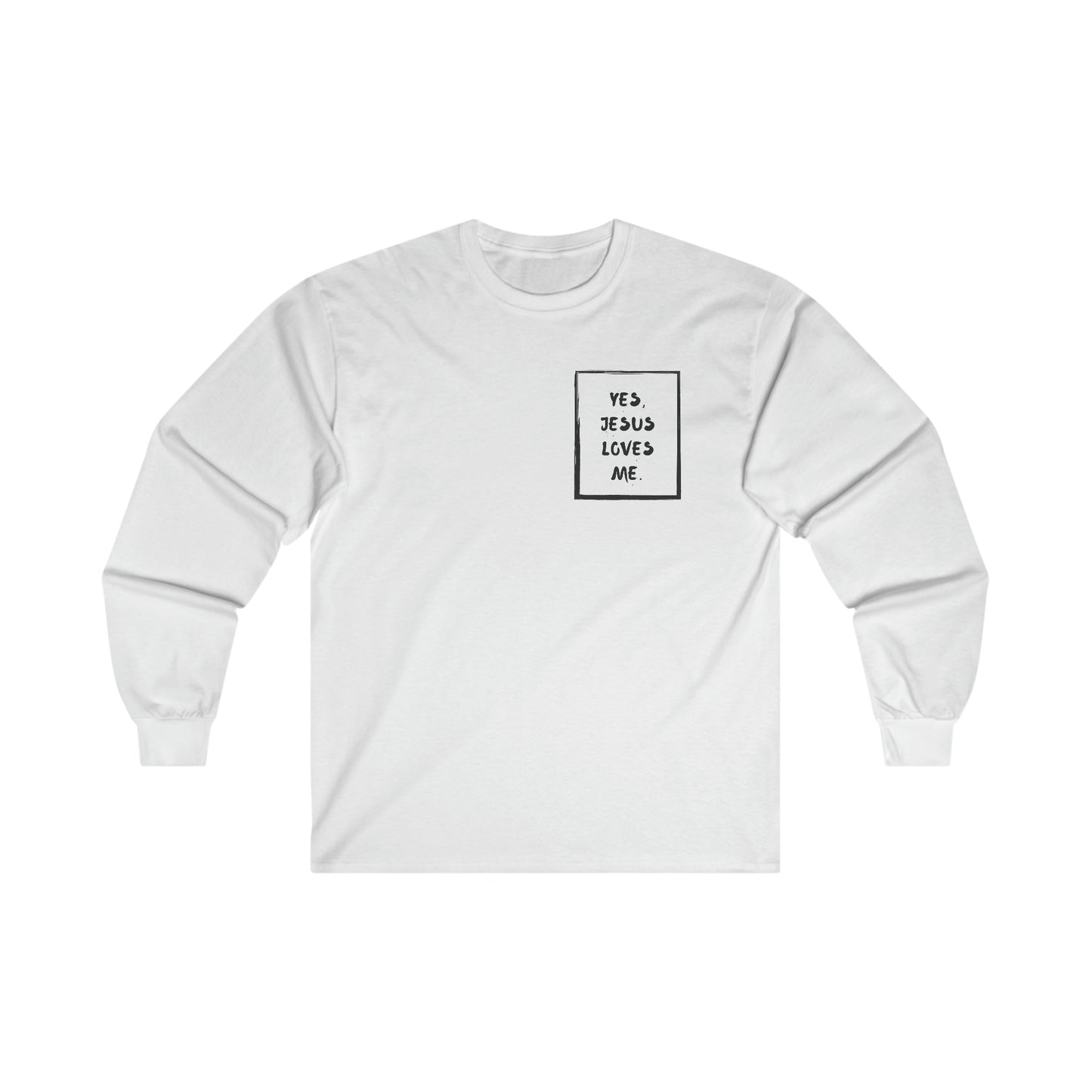 Yes Jesus Loves Me - Square Long Sleeve