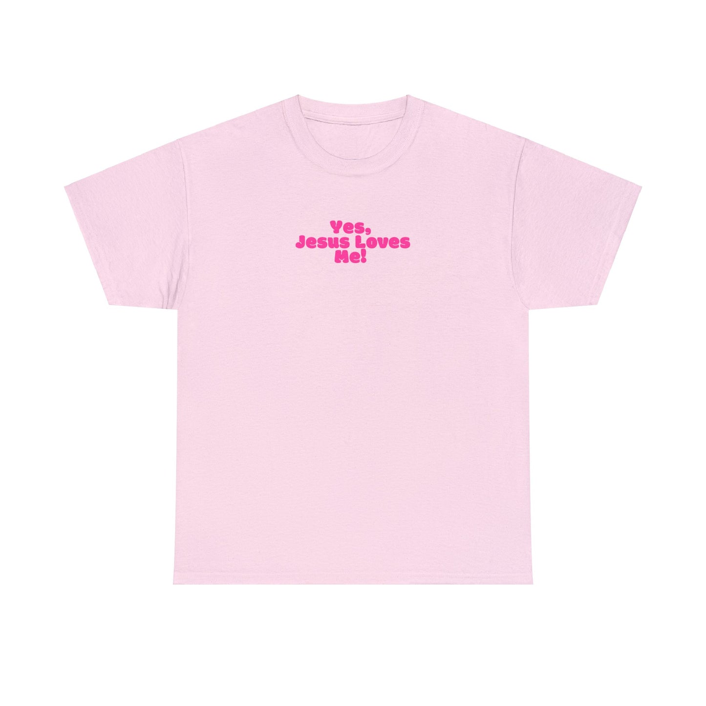 Yes, Jesus Loves Me Tee - Pink