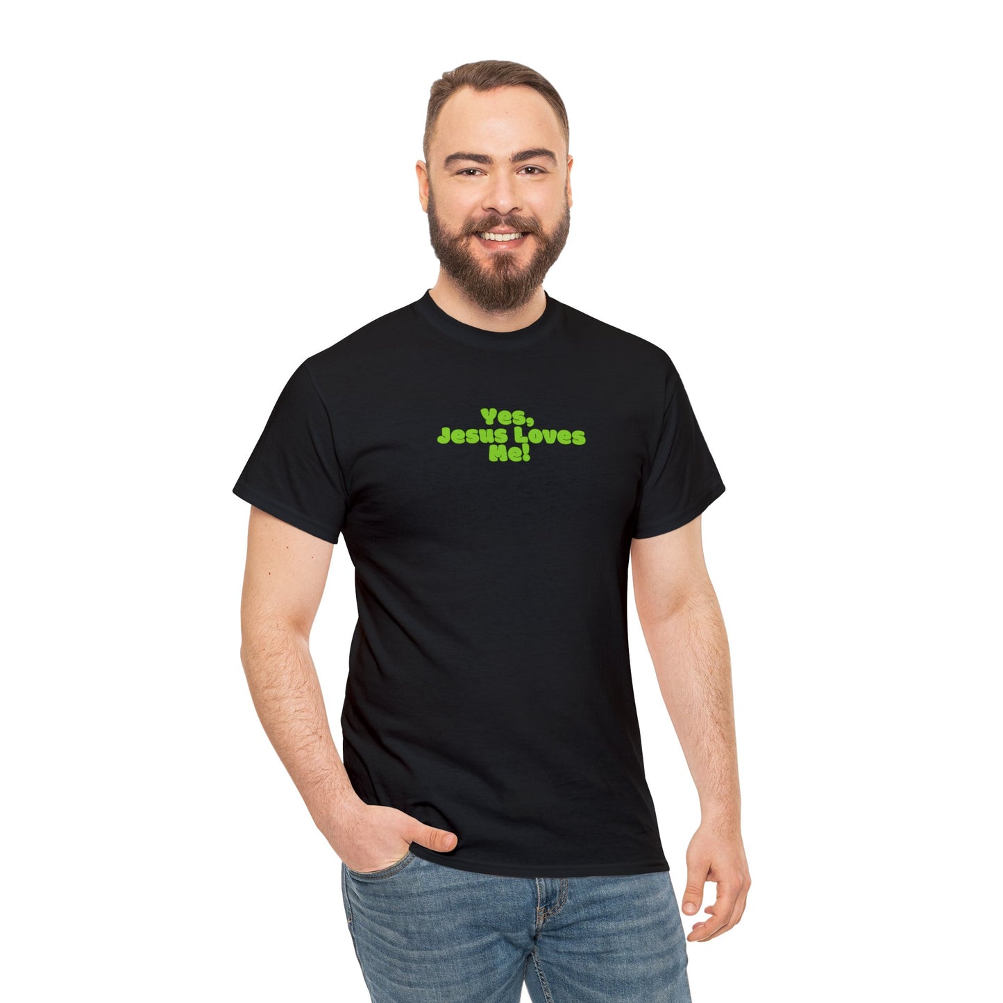 Yes, Jesus Loves Me Tee - Green