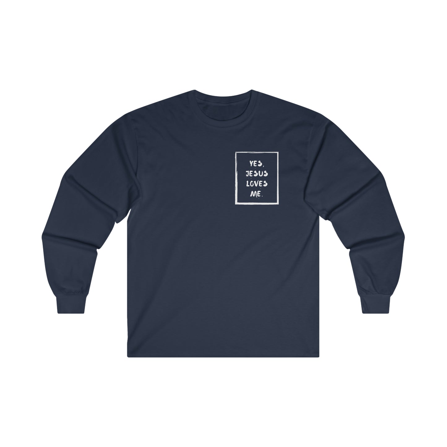 Yes Jesus Loves Me - Square Long Sleeve
