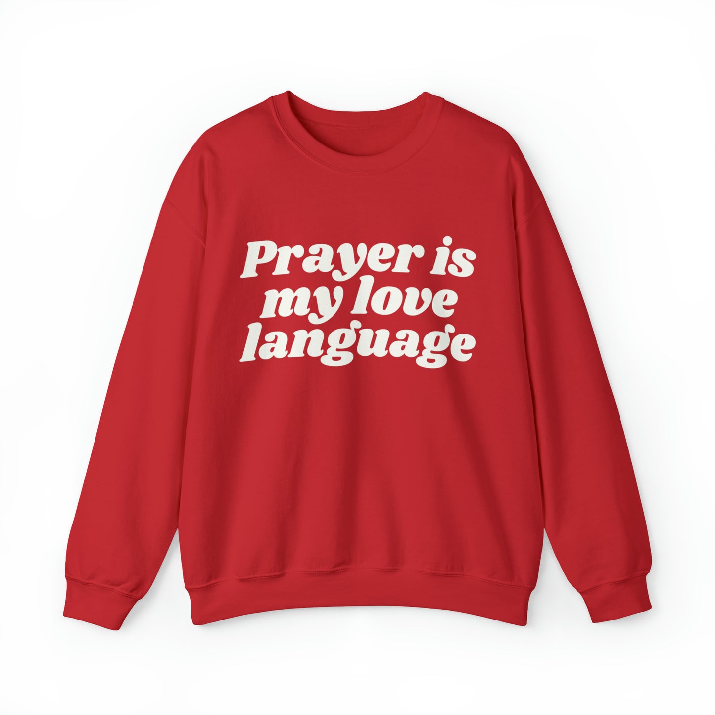 Love Language Crewneck Sweatshirt - White