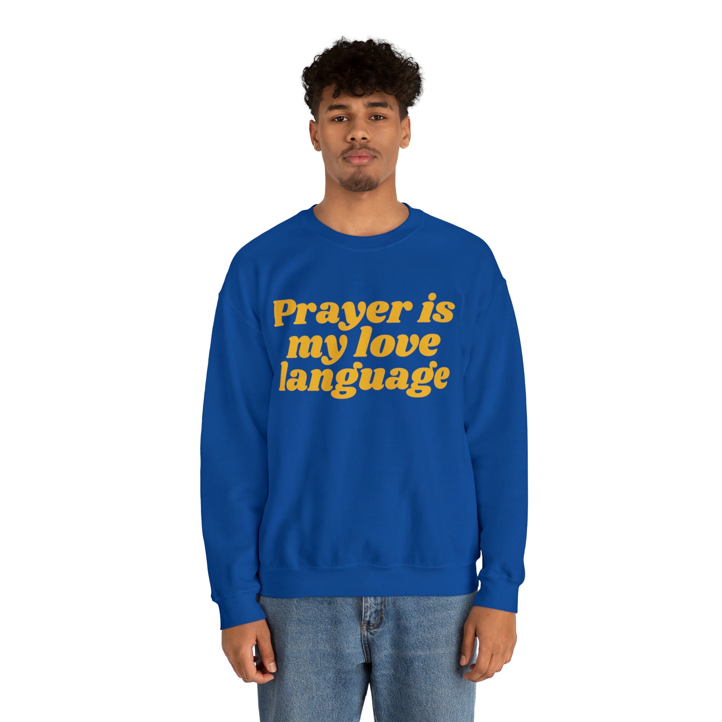 Love Language Crewneck Sweatshirt - Gold
