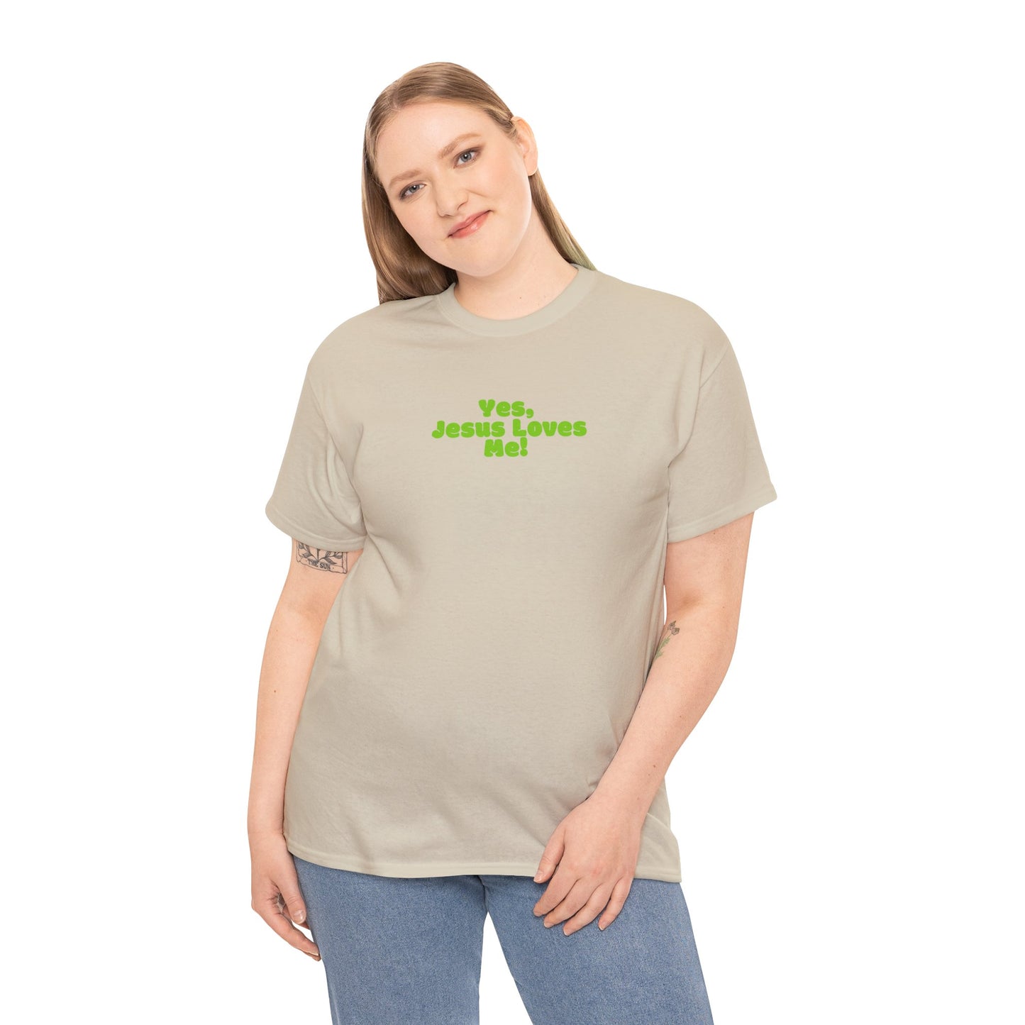 Yes, Jesus Loves Me Tee - Green