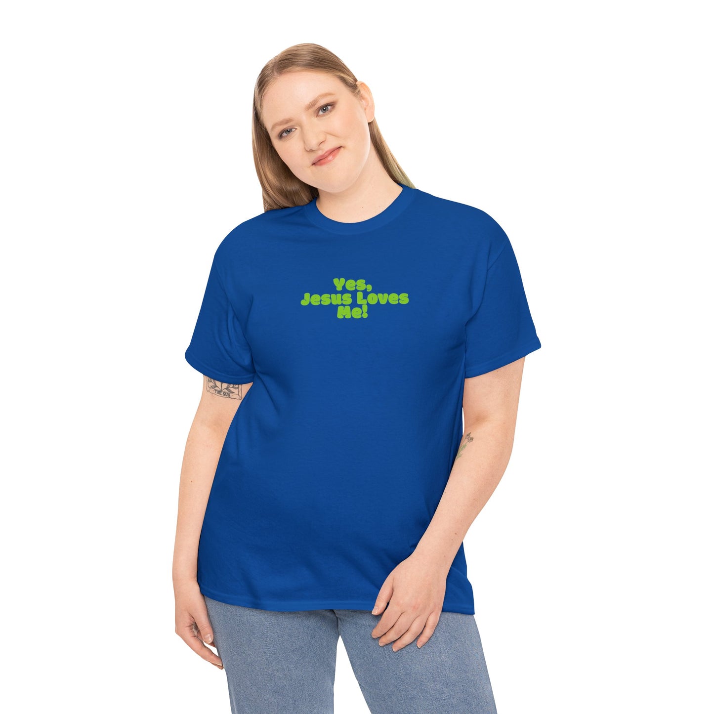 Yes, Jesus Loves Me Tee - Green