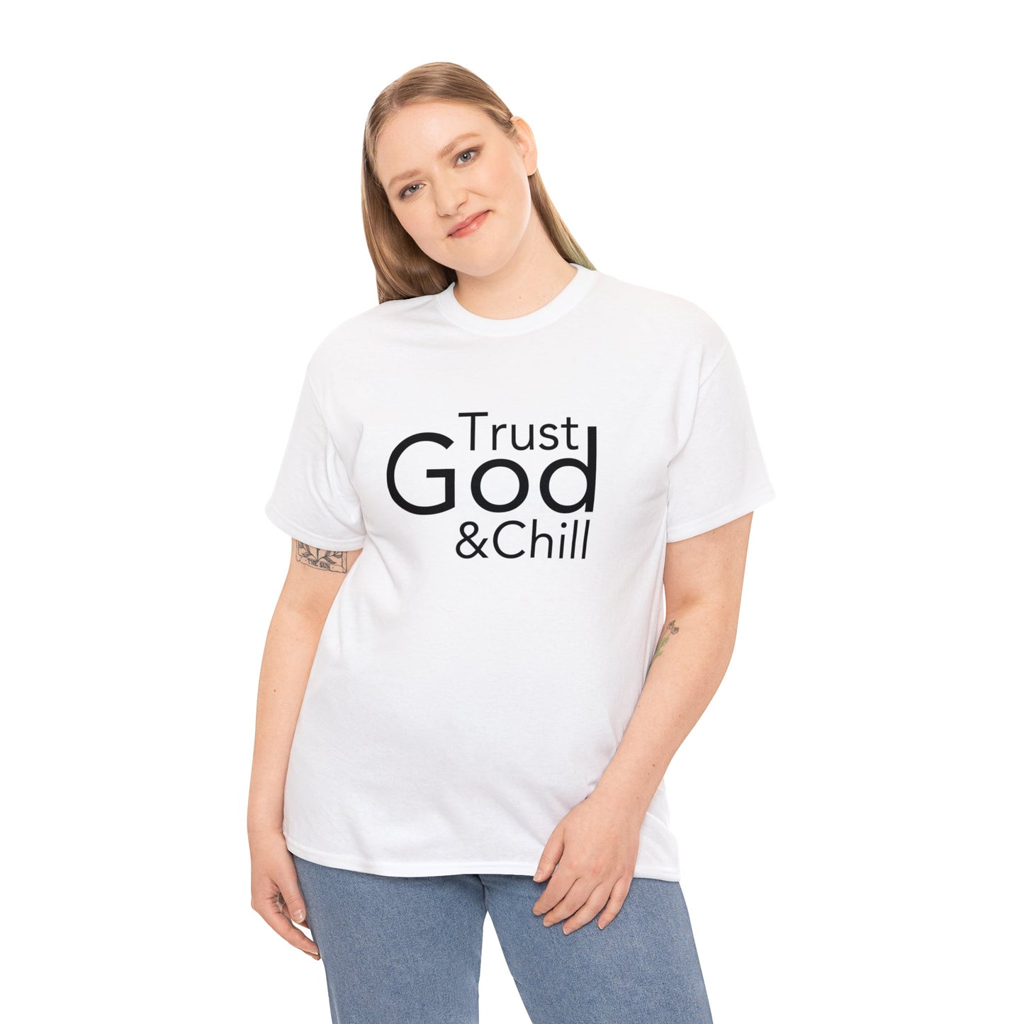 Trust God & Chill Tee - Black