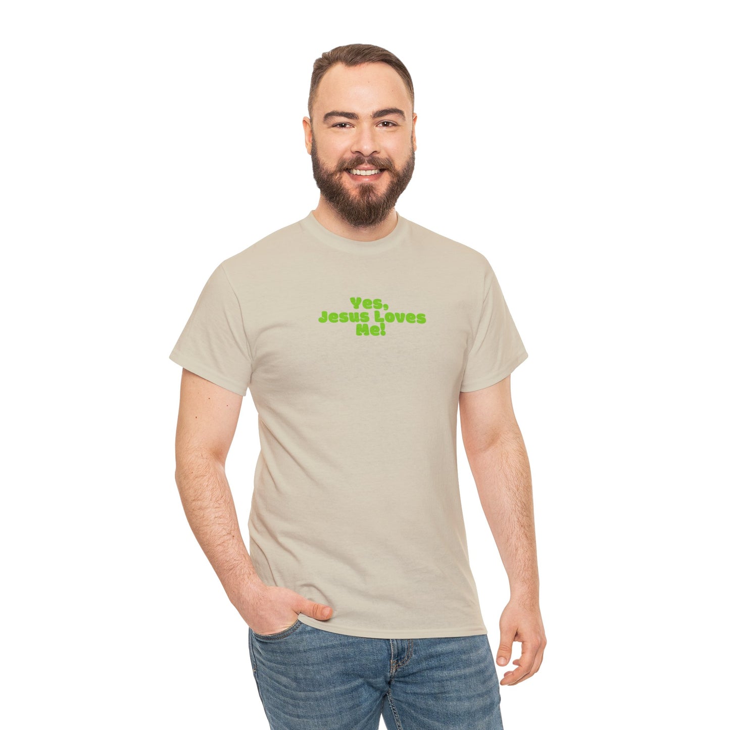 Yes, Jesus Loves Me Tee - Green