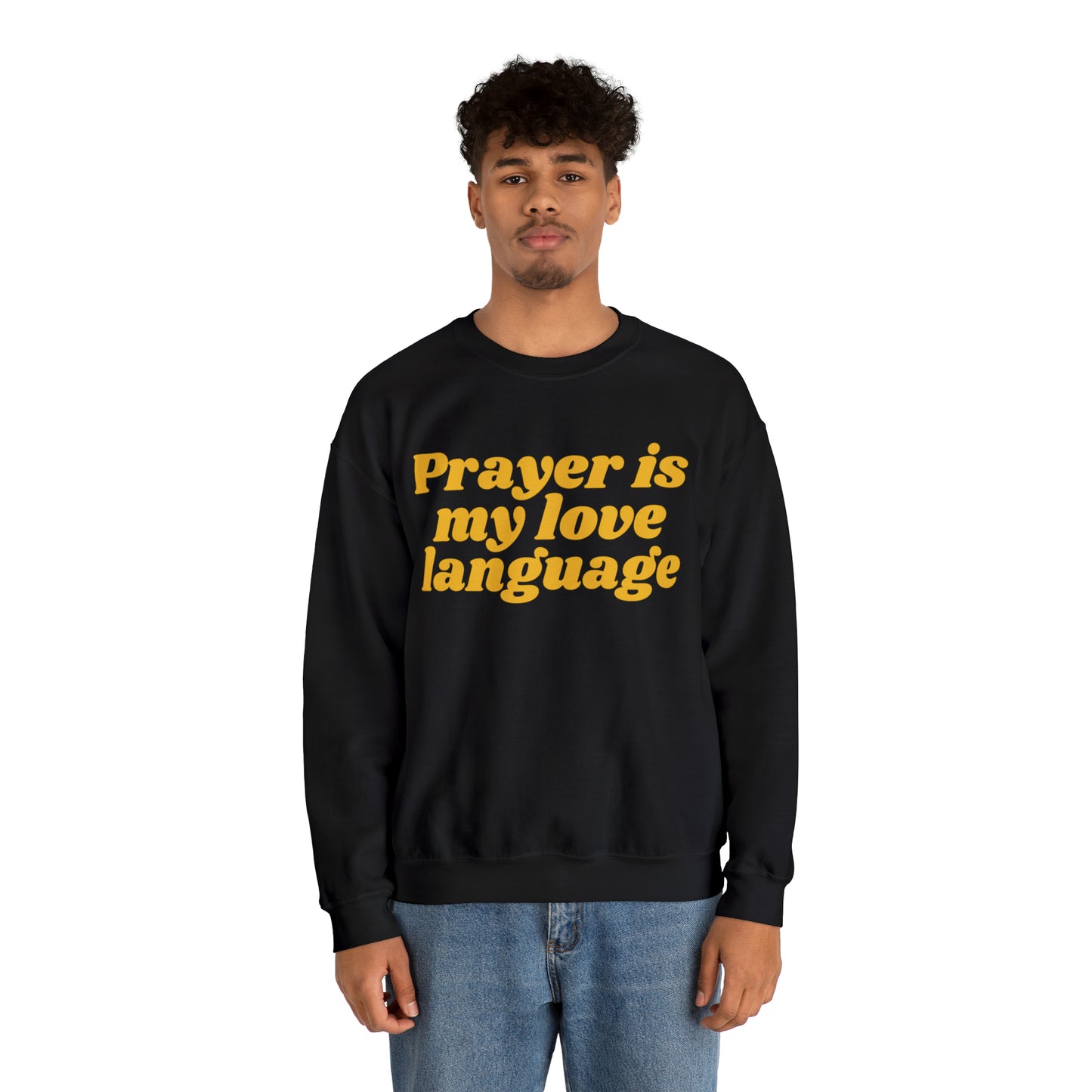 Love Language Crewneck Sweatshirt - Gold
