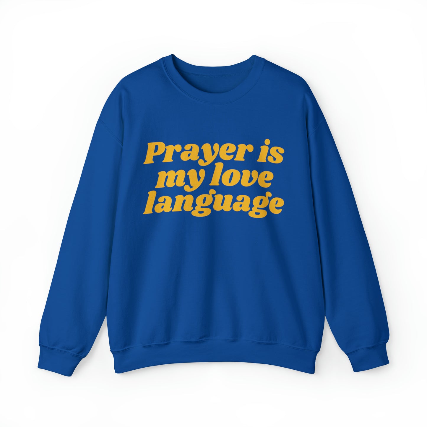 Love Language Crewneck Sweatshirt - Gold