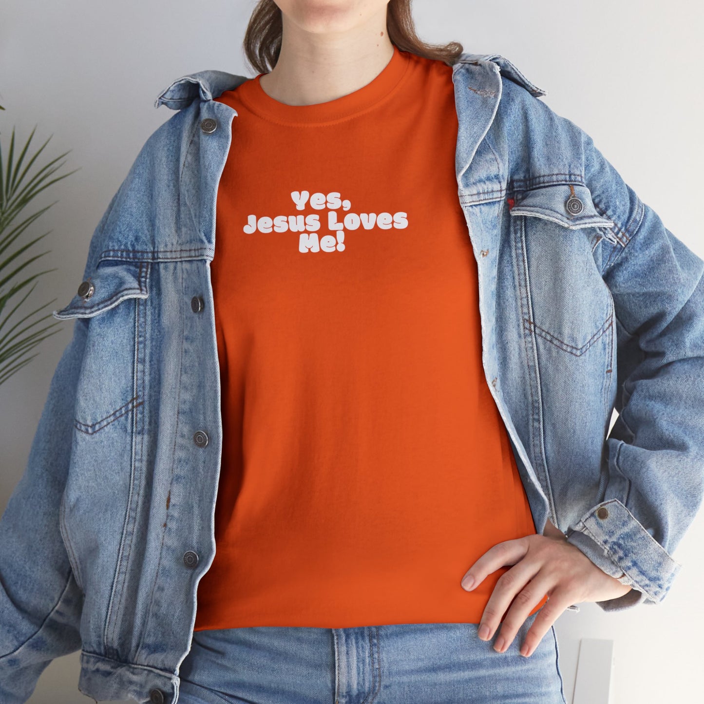 Yes, Jesus Loves Me Tee - White