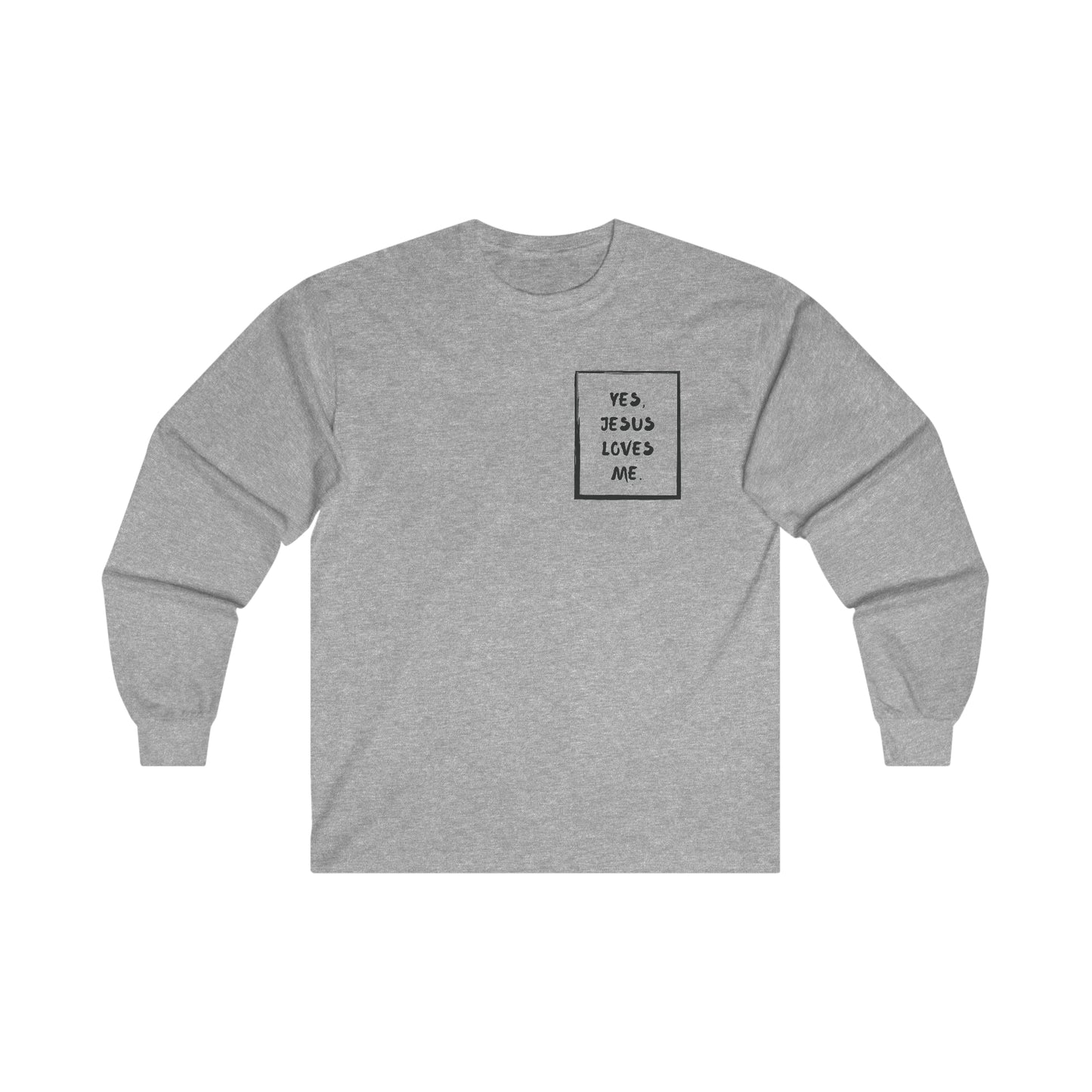 Yes Jesus Loves Me - Square Long Sleeve