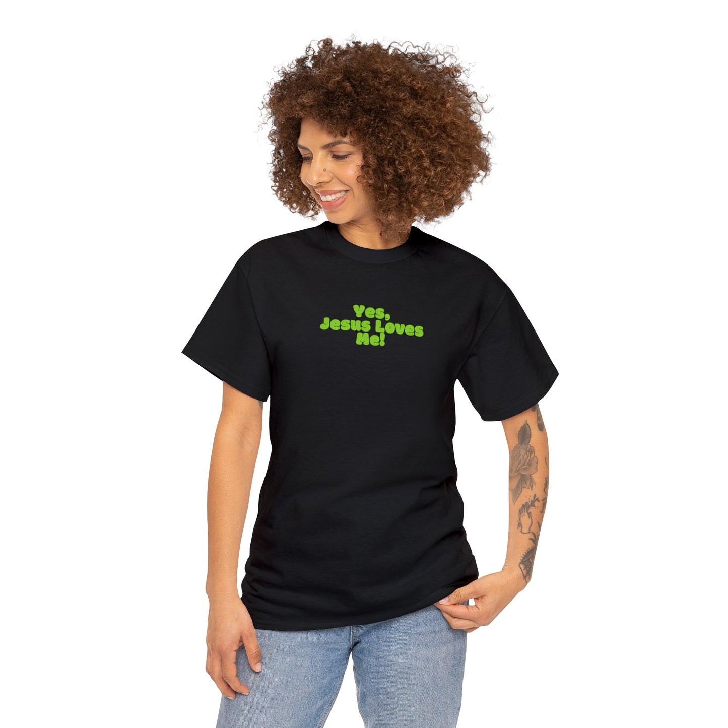 Yes, Jesus Loves Me Tee - Green