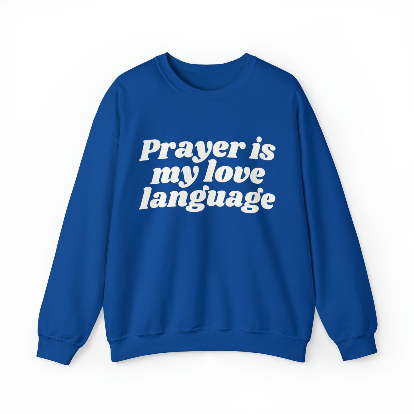 Love Language Crewneck Sweatshirt - White