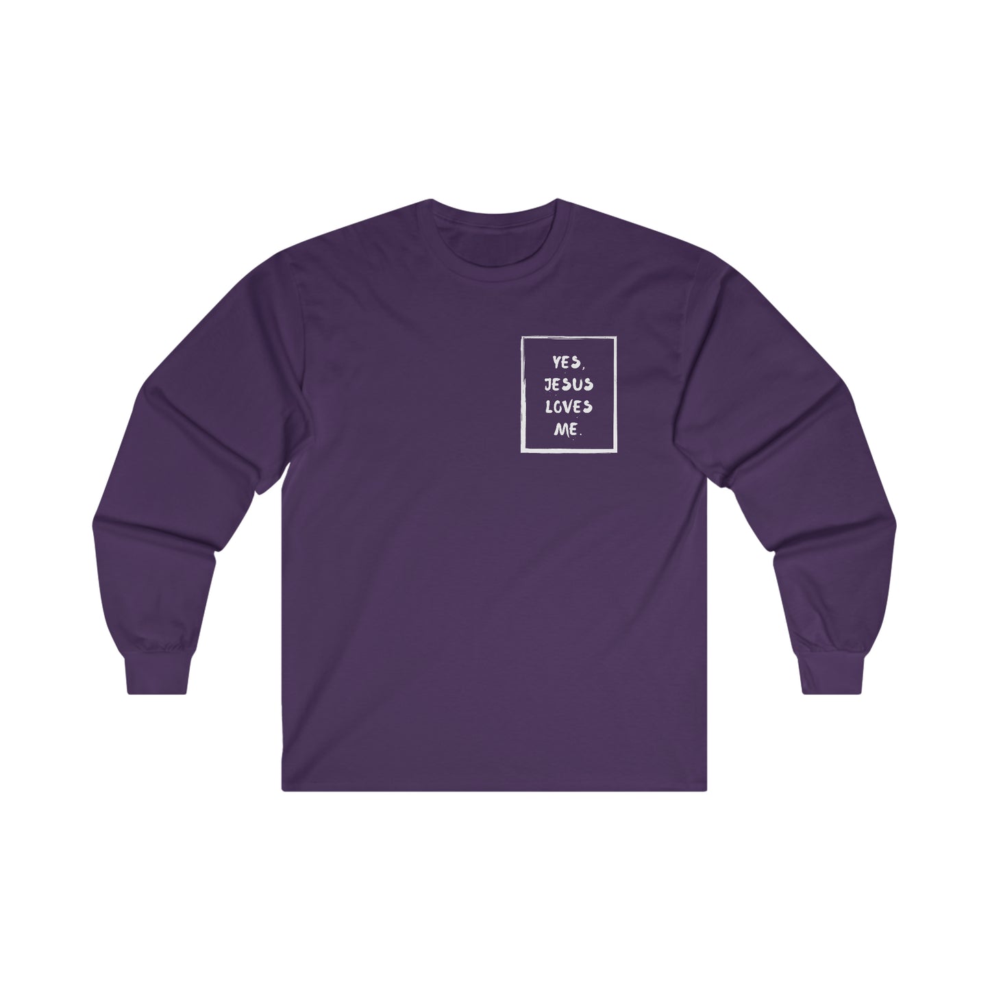 Yes Jesus Loves Me - Square Long Sleeve