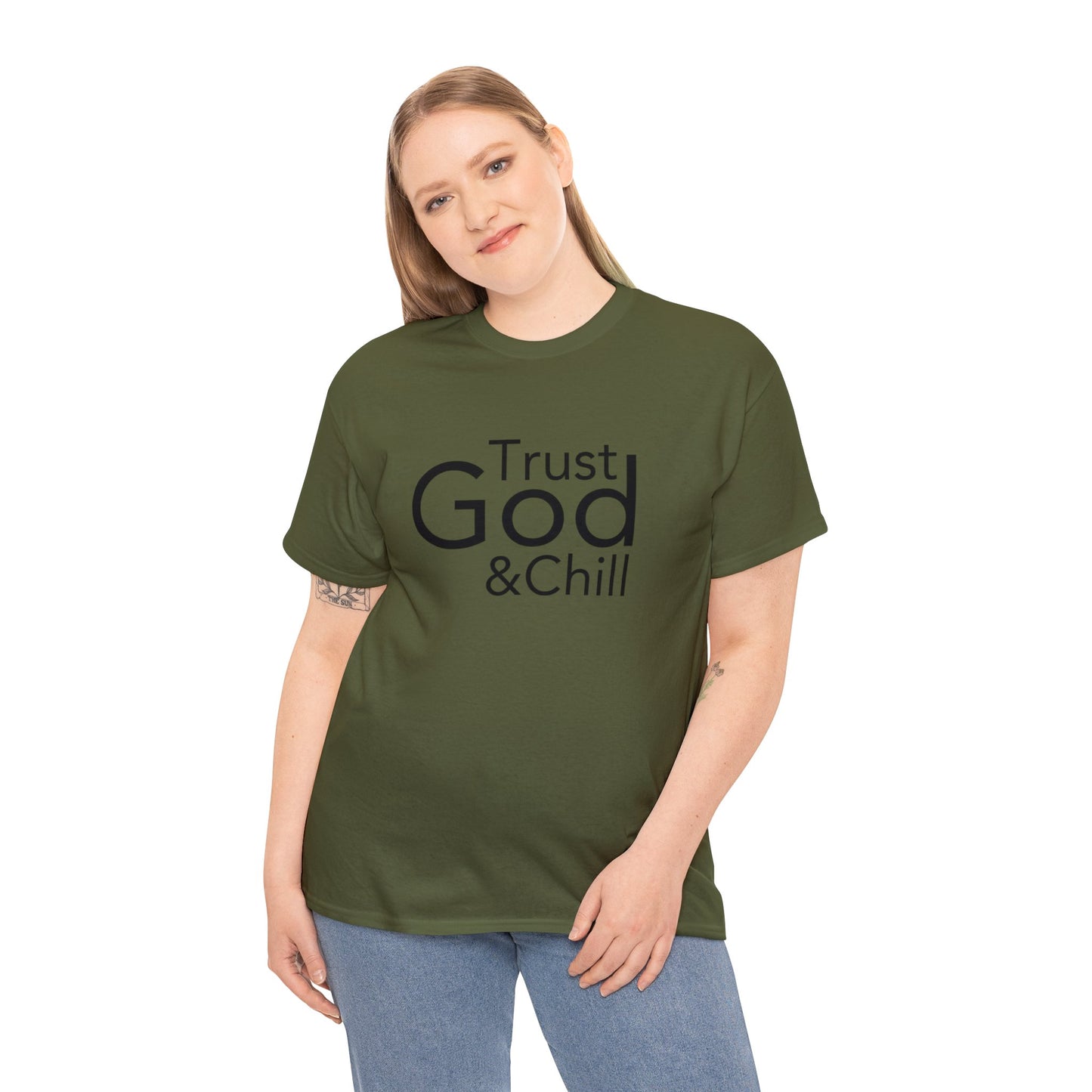 Trust God & Chill Tee - Black