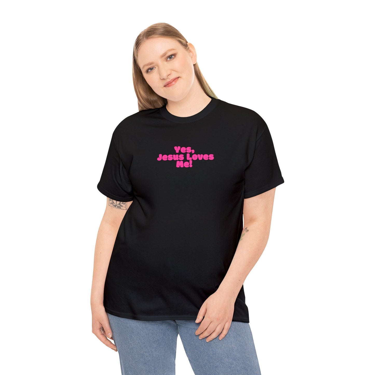 Yes, Jesus Loves Me Tee - Pink