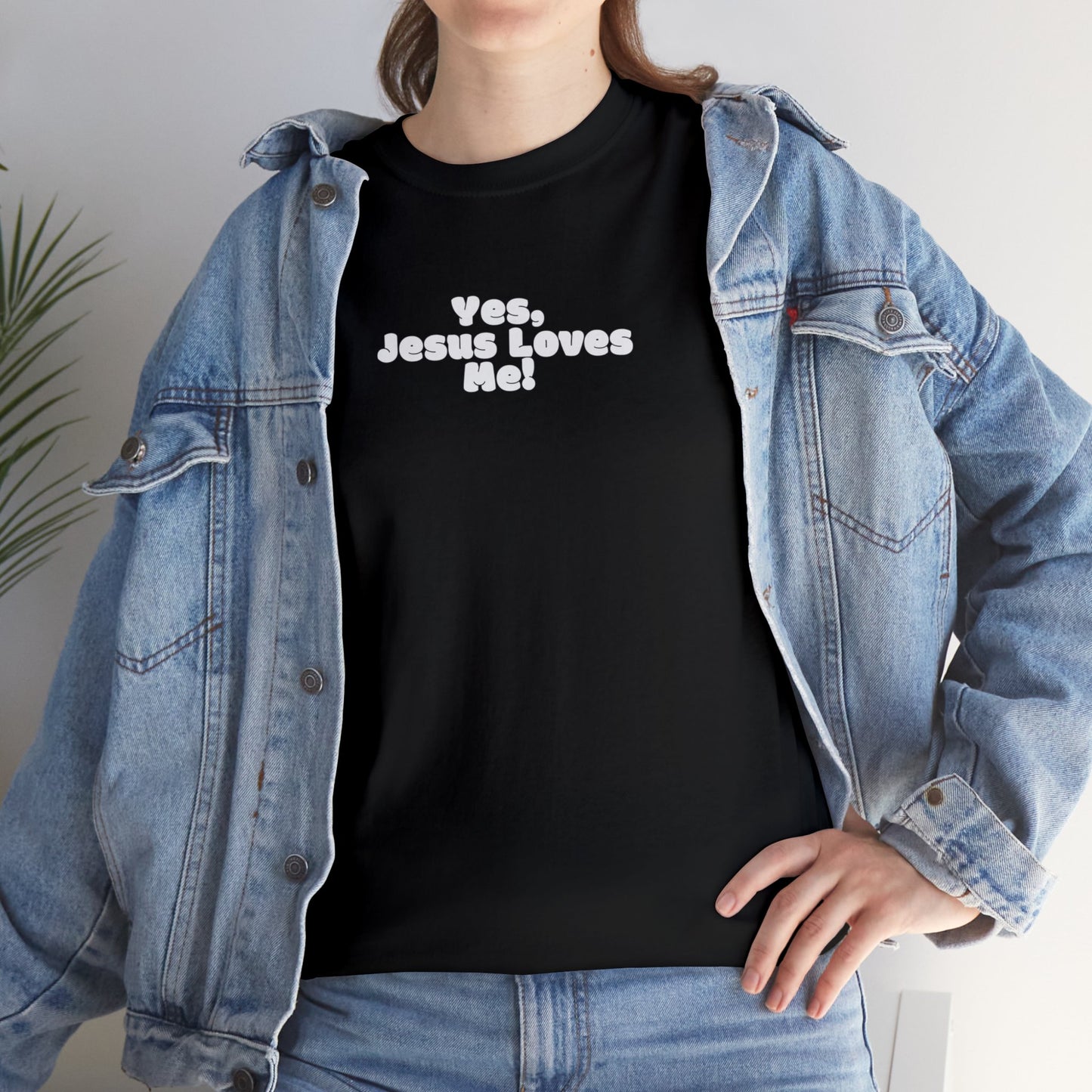 Yes, Jesus Loves Me Tee - White