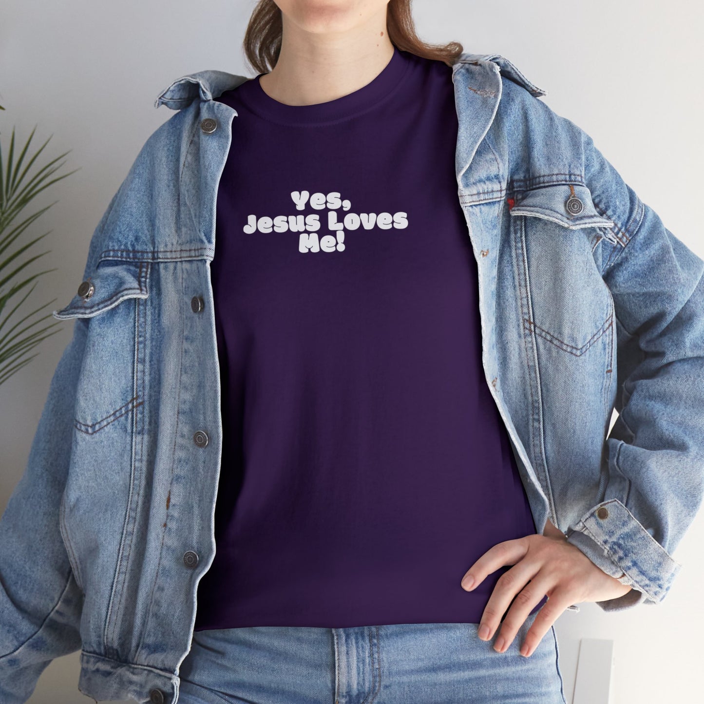 Yes, Jesus Loves Me Tee - White