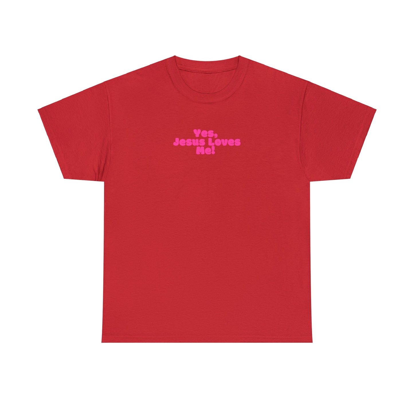 Yes, Jesus Loves Me Tee - Pink